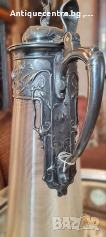 Античен декандер- 1900 -1920г.  Фирма WMF , снимка 3 - Декорация за дома - 50940715