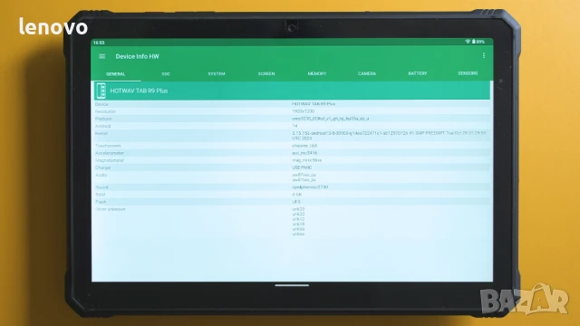 Таблет с 20Ah батерия и къмпинг прожектор - Hotwav R9 Plus, снимка 8 - Таблети - 50749452
