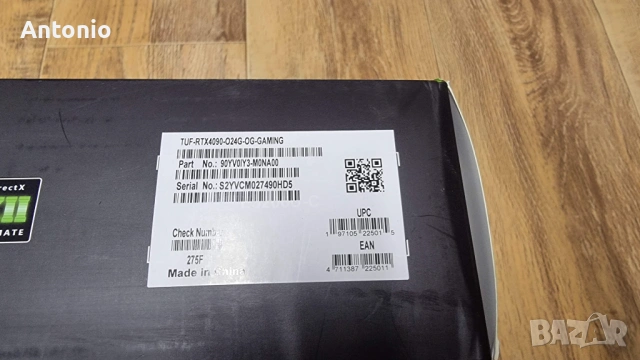 ASUS TUF Gaming GeForce RTX 4090 24GB GDDR6X OG OC Edition, гаранция до 2027, снимка 2 - Видеокарти - 53133842