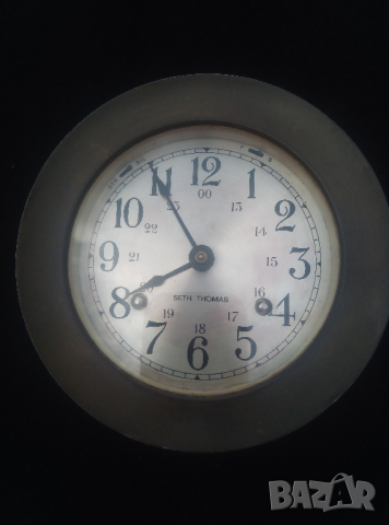 ретро американски корабен часовник, снимка 2 - Колекции - 44511884