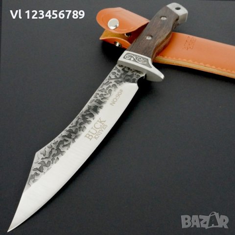 Ловен нож BUCK KNIVES 90 , 5CR13Моv, 170x300 mm, снимка 1 - Ножове - 41482310