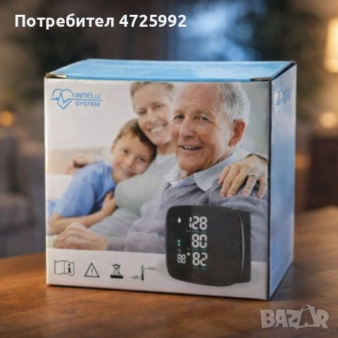 Преносим дигитален апарат за кръвно налягане за китка с LCD дисплей и памет, снимка 7 - Смарт гривни - 53311001