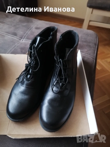 Дамски боти естествена кожа 