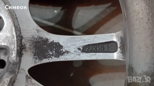Оригинални джанти BMW 16" 7JX16 H2 със зимни гуми Debica Frigo HP2 8mm грайфер made in France., снимка 10 - Гуми и джанти - 51725188
