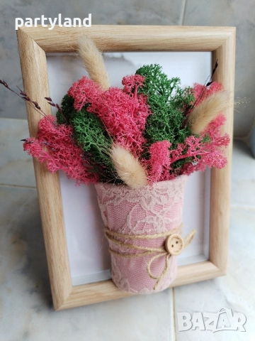 Картини със скандинавски мъх оригинален подарък , снимка 3 - Картини - 51985934