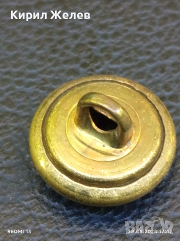 Антични месингови куполообразни копчета 7 броя за КОЛЕКЦИЯ ДЕКОРАЦИЯ 16868, снимка 6 - Колекции - 51525641