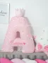 3Д голяма 3D Буква от текстил възглавничка 3д буквичка с коронка голяма! , снимка 2