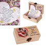 5638 Дървена кутия с пожелание за Свети Валентин, снимка 3