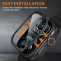 5D Стъклен Протектор за Дисплей за Apple Watch Ultra 2 | Ultra 1 - Черен, снимка 2