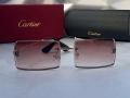 Cartier Мъжки слънчеви очила правоъгълни 3 цвята черни кафяви сини, снимка 7