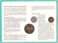 НУМИЗМАТИЧЕН ПЛИК С ДВЕ МОНЕТИ И ПЛАКЕТ (NUMISBRIEF) /виж описанието/, снимка 5