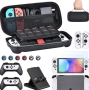 Younik комплект аксесоари за Nintendo Switch OLED 15 в 1, калъф за Nintendo Switch с аксесоари, снимка 1