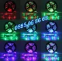 Многоцветна LED лента 5 м с дистационно, ЛЕД диодна лента с контролер, диоди 5050 , снимка 2