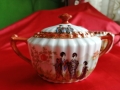 Китайски Костен Порцелан Комплект за Чай ,Маркиран!, снимка 2