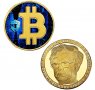 Биткойн монета Сатоши Накамото - Bitcoin Satoshi Nakamoto ( BTC ) - Colorful