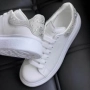 Дамски Сникърси Alexander McQueen - Цвят Бяло с Камъчета, снимка 3