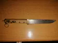 Стар нож с украса , снимка 2