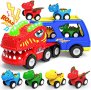 Нови Играчки за Деца/Динозавър 5 в 1 камион коли/1-4 год.