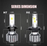 2 броя H7 LED крушки за автомобил, снимка 12