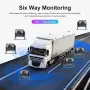 10.1" Монитор Android DVR 6 Камери за камион, тир, комбайн, бус, CarPlay, Android Auto, мултимедия, снимка 9