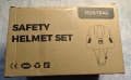 Защитен шлем / каска с ушни протектори и визьор - 53-63см, снимка 2