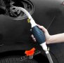 10L/Min Ръчна помпа за гориво с маркуч и кранче, снимка 2