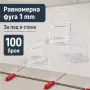 Клипсове за нивелиране на плочки 1 mm – 100 броя, снимка 2