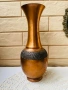 Красива медна ваза от Англия с дръжка от месинг, снимка 5