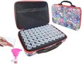 Нова чанта за съхранение на аксесоари за рисуване на диаманти 60 слота контейнери за 5D диамант, снимка 1