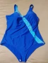2XL Син цял бански със светло синя ивица, снимка 4