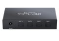 1X4 SPDIF TOSLINK Оптичен Сплитер за Цифрово Оптично Аудио 1 х Вход 4х Изхода LPCM 2.0 DTS Dolby-AC3, снимка 3