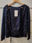 Дамски комплект в тъмносиньо с перли размер S цена 33 лв., снимка 4