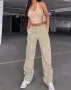 Дамски модни карго панталони, 2цвята , снимка 2