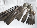 Комплект посребрени прибори, снимка 1