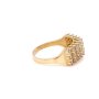 Златен дамски пръстен 3,41гр. размер:59 14кр. проба:585 модел:21879-1, снимка 2