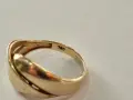 Дамски залтен пръстен 14К 585 / 2,70 гр., снимка 2