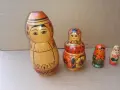 Стари дървени матрьошки - 6 броя , матрьошка - Русия , СССР, снимка 2