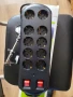 Разклонител HAMA Power strip, 10 гнезда, 1.4м, Допълнителен контакт, Бутони вкл/изкл., снимка 2