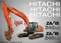 HITACHI строителна техника и механизация стикери, снимка 4