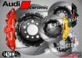 AUDI CERAMIC надписи за капаци на спирачни апарати , снимка 1