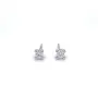 Златни обеци с диаманти 0,30Ct. чистота:SI модел:42877-6, снимка 2