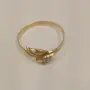 Фин дамски златен пръстен 14K (585) с камъчета – 1.54 гр. [ПРОМО ЦЕНА], снимка 1