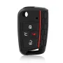Силиконов кейс (калъф) за VW Polo Golf 7 Tiguan for Skoda Octavia Kodiaq Karoq for SEAT Ateca Leon, снимка 3