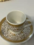 Луксозен позлатен порцеланов сервиз за кафе , снимка 9
