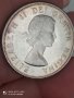 50 цента 1964 г Канада сребро

, снимка 1
