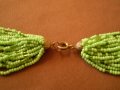 Красиво  Зелено Мъниста колие, снимка 5