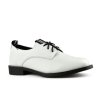 Нови Дамски елегантни бели обувки с ток, снимка 2