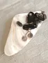 Сребърна Авторска Брошка със Седеф и Черен Оникс, снимка 2