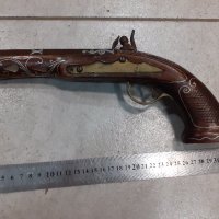 Стар кремъчен пистолет,пищов,оръжие, снимка 2 - Колекции - 42703646