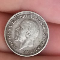 3 пени 1931 г сребро Великобритания , снимка 1 - Нумизматика и бонистика - 41566496